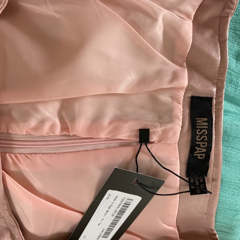 Cropped Leather Top